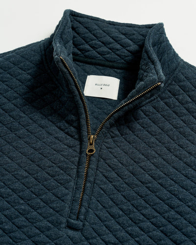 BILLY REID Diamond Quilt Half Zip