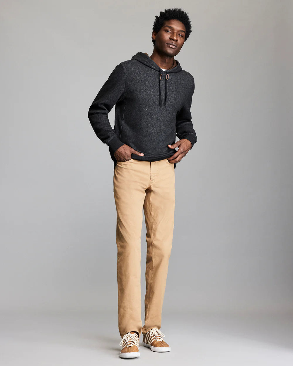 BILLY REID Rib Hoodie Pullover