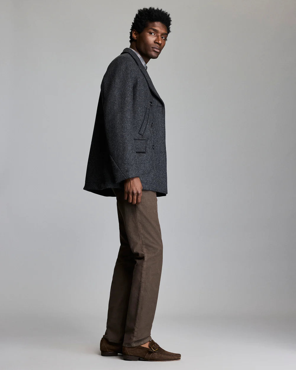 BILLY REID Bond Peacoat