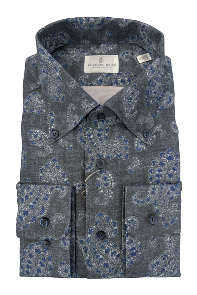 EMANUEL BERG Luxe Flannel Paisley