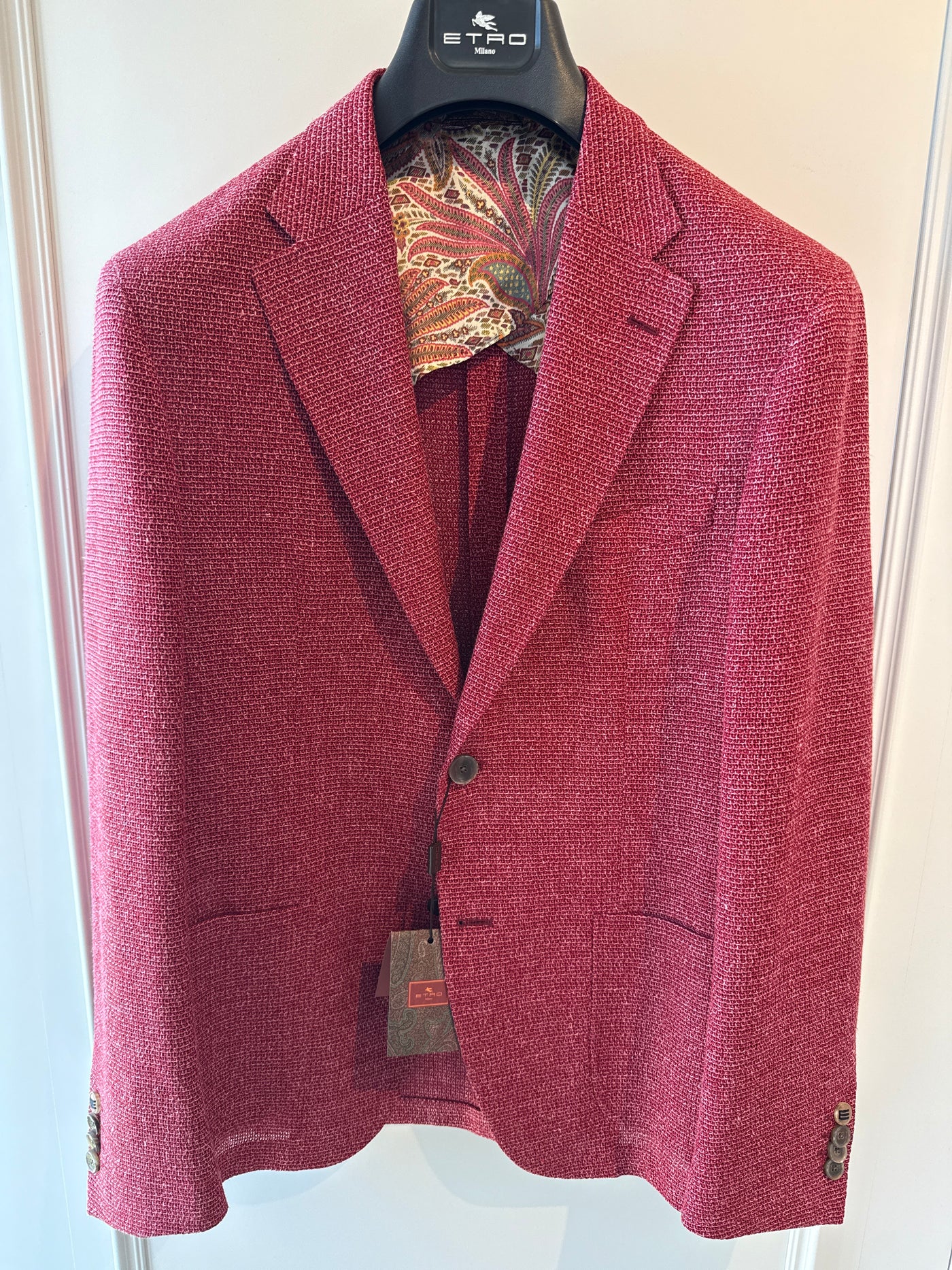 ETRO Silk Linen Jersey Jacket