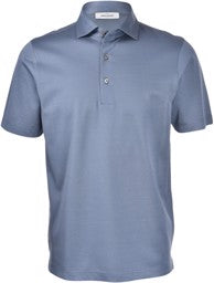 GRAN SASSO Pique Weave Cotton Polo