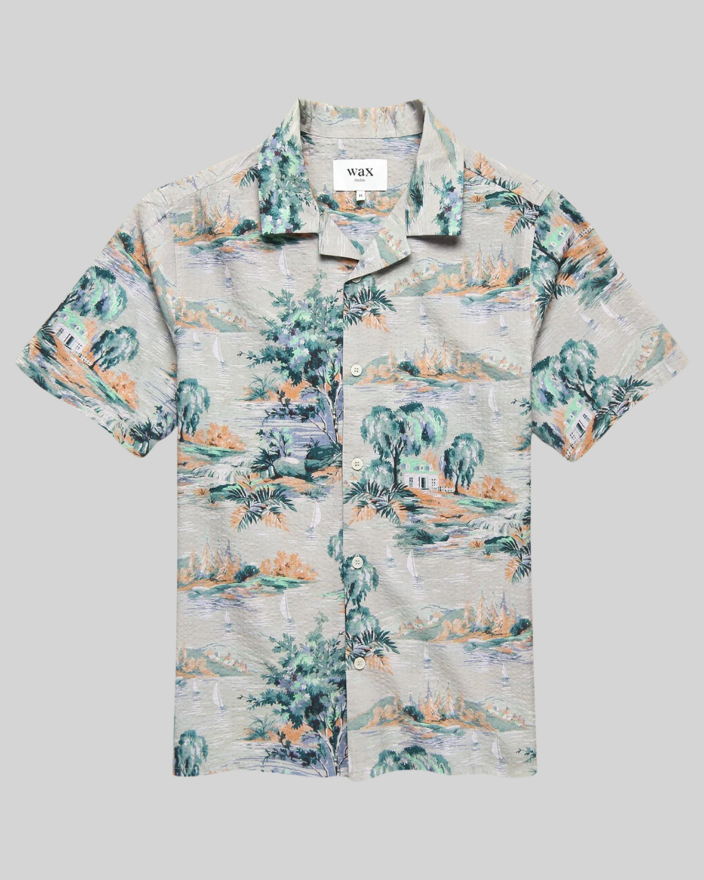 WAX London Didcot Shirt | Scenic Blue