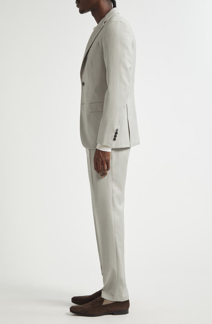 BOGLIOLI Milano Tonal Herringbone Suit
