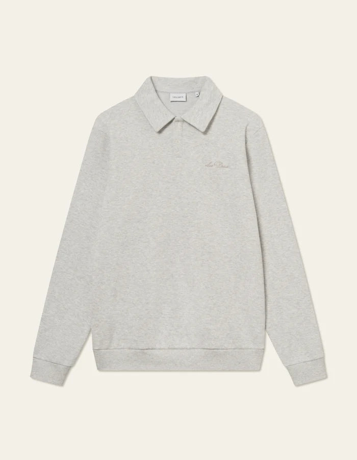LES DEUX Ben Polo Pique Sweatshirt