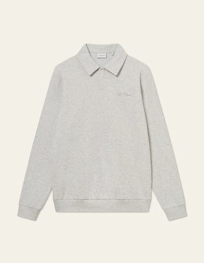 LES DEUX Ben Polo Pique Sweatshirt