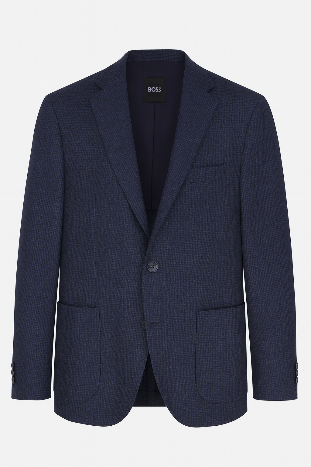 BOSS Wool Silk and Cashmere Sport Jacket | Blue