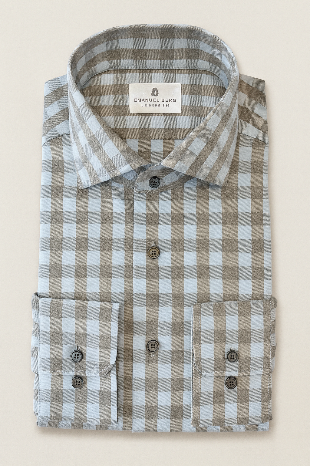 EMANUEL BERG Luxe Flannel Shirt