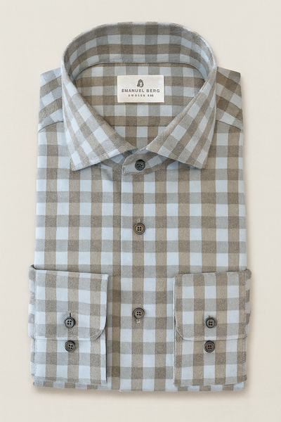 EMANUEL BERG Luxe Flannel Shirt