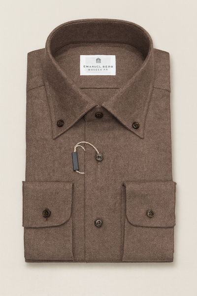 EMANUEL BERG Luxe Flannel Shirt
