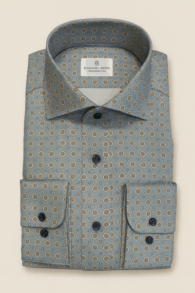 EMANUEL BERG Luxe Flannel Shirt