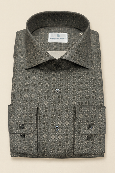 EMANUEL BERG Luxe Flannel Shirt