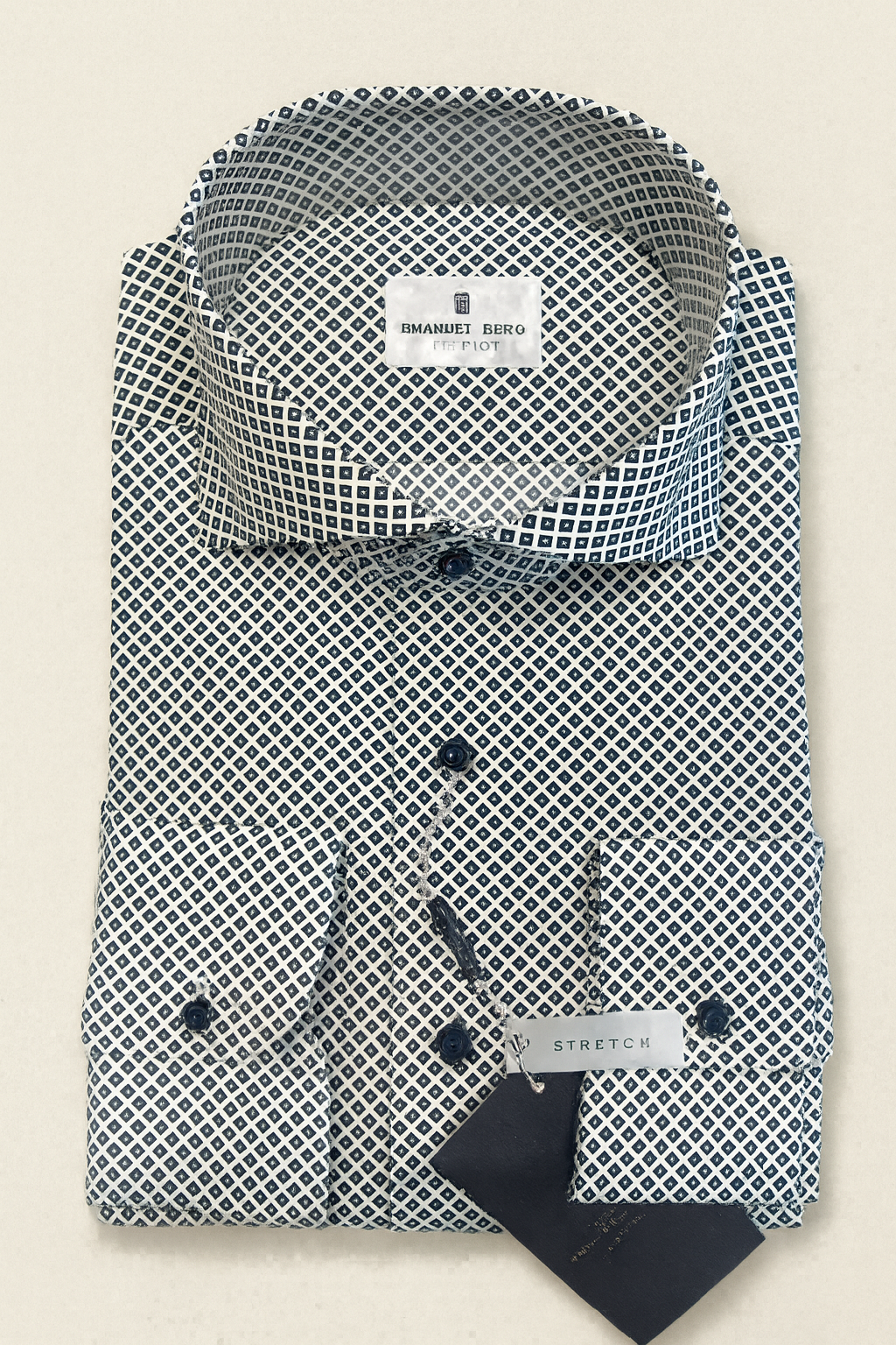 EMANUEL BERG Printed Poplin Shirt