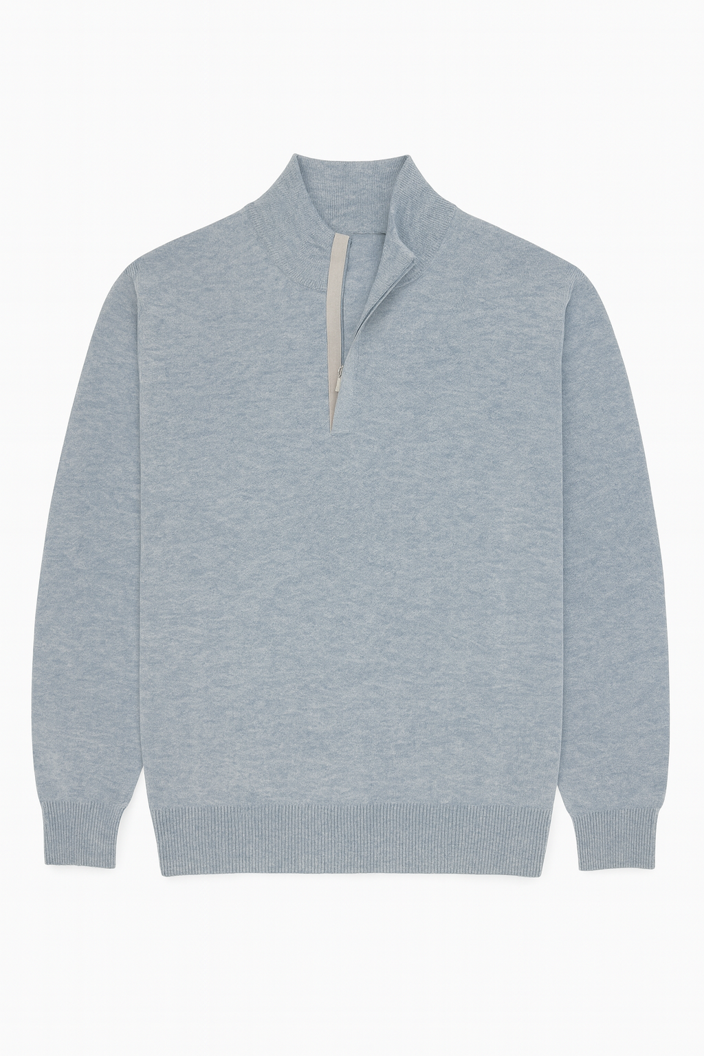 GRAN SASSO Wool Cashmere Mock Zip