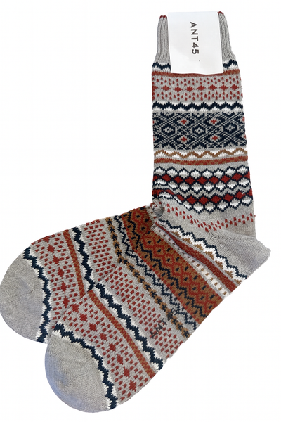 ANT45 Aztec Stripe Cotton Sock