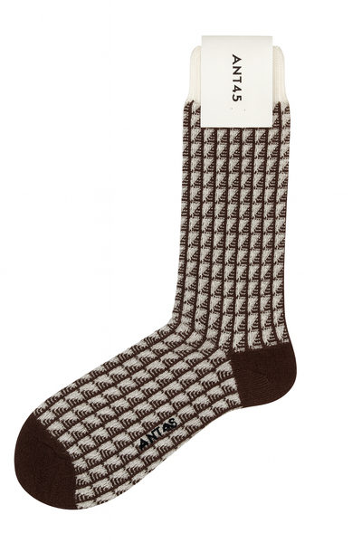 ANT45 Wool Sock with Pattern