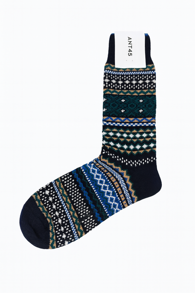 ANT45 Aztec Stripe Cotton Sock