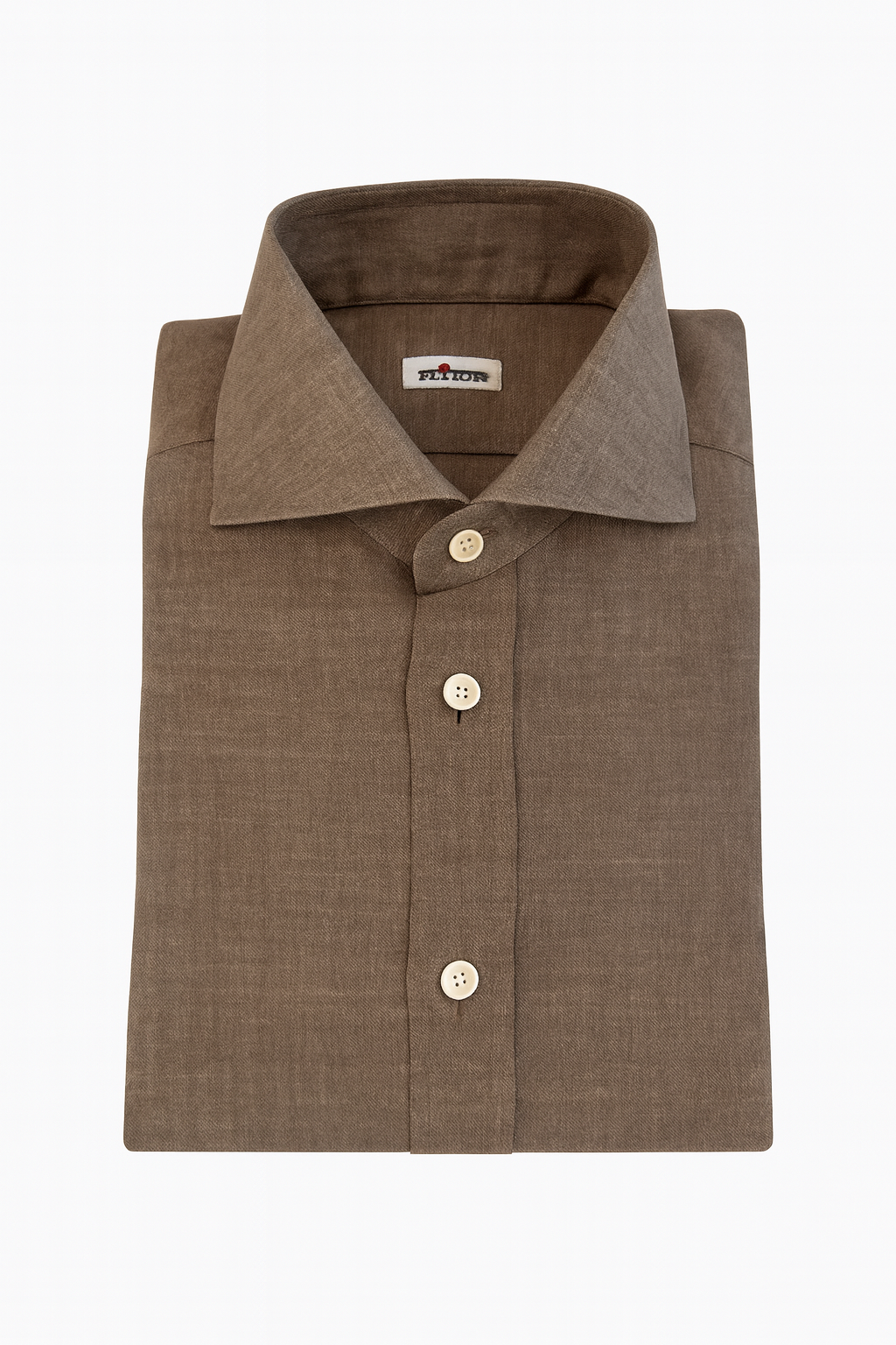 KITON Pure Linen Dress Shirt