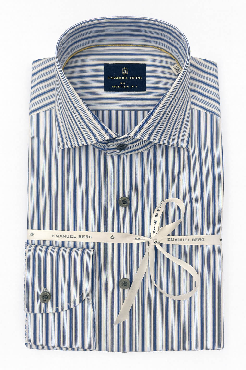 EMANUEL BERG Premium Luxury Striped Shirt
