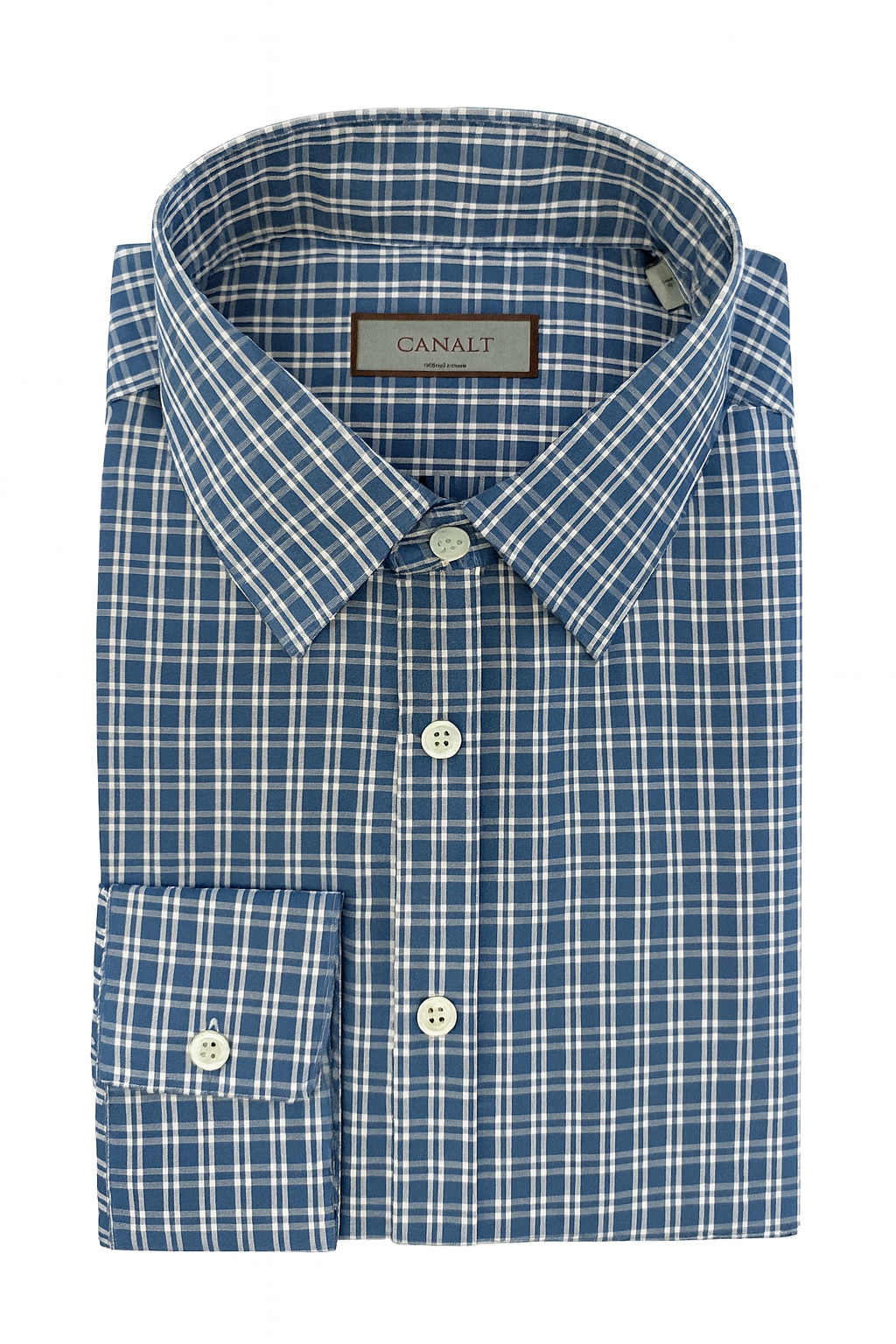 CANALI Brushed Cotton Sport Shirt