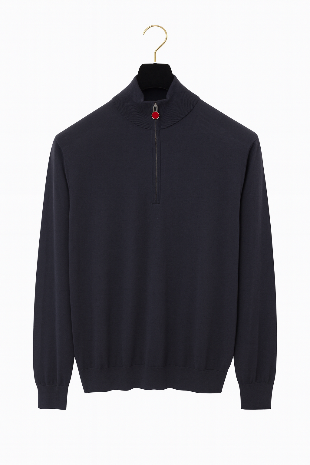 KITON 14 Micron Zip Knit