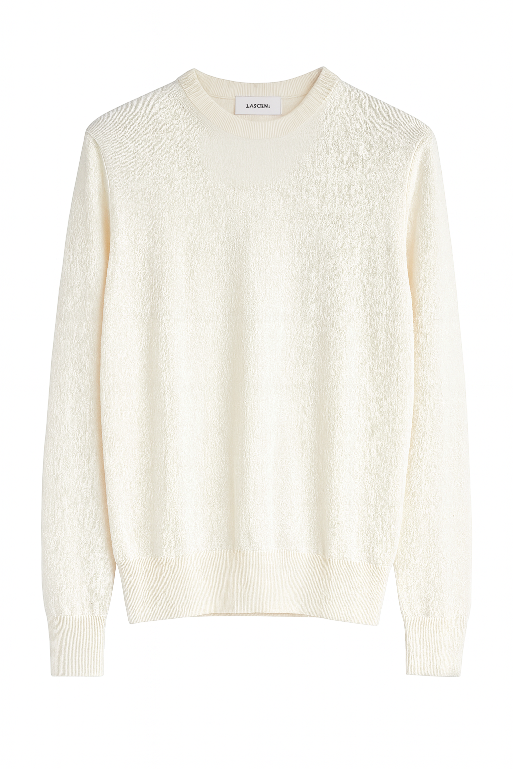 LARDINI Cashmere Crewneck Sweater | Cream