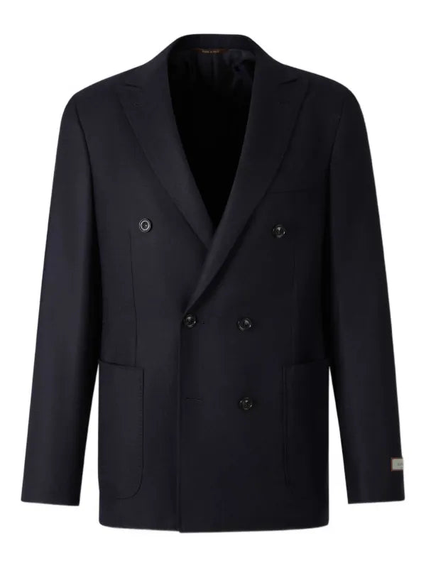 CANALI Double Breasted Blazer | Navy