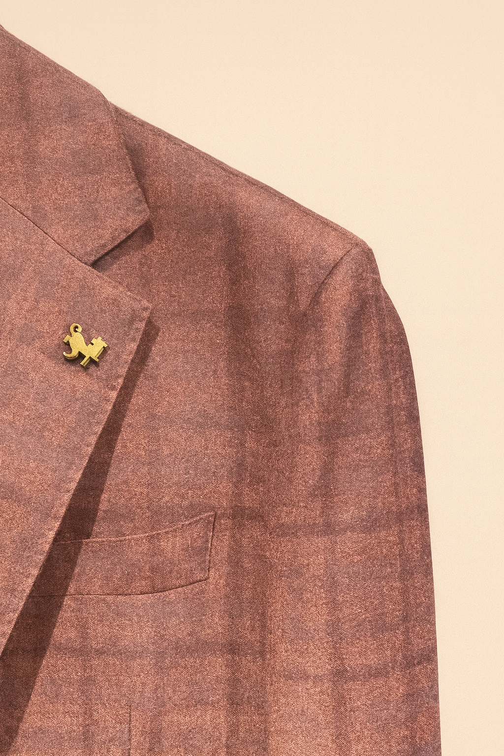 TOMBOLINI Windowpane Check Jacket