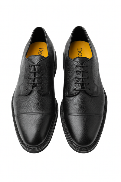DOUCAL'S Cap Toe Lace Up Shoe | Notte
