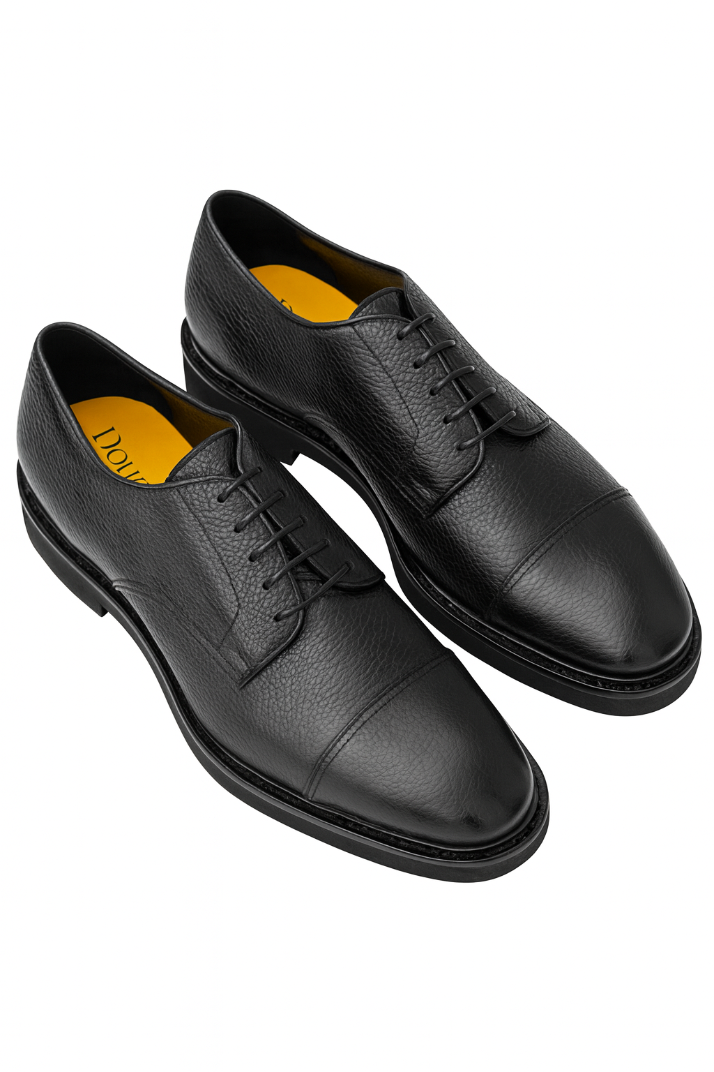 DOUCAL'S Cap Toe Lace Up Shoe | Notte