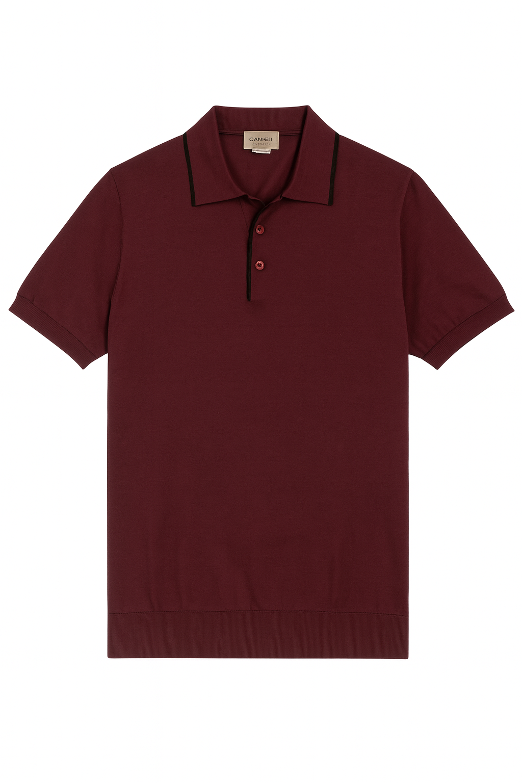 GATSBY Shortsleeve Polo w Trim | Wine