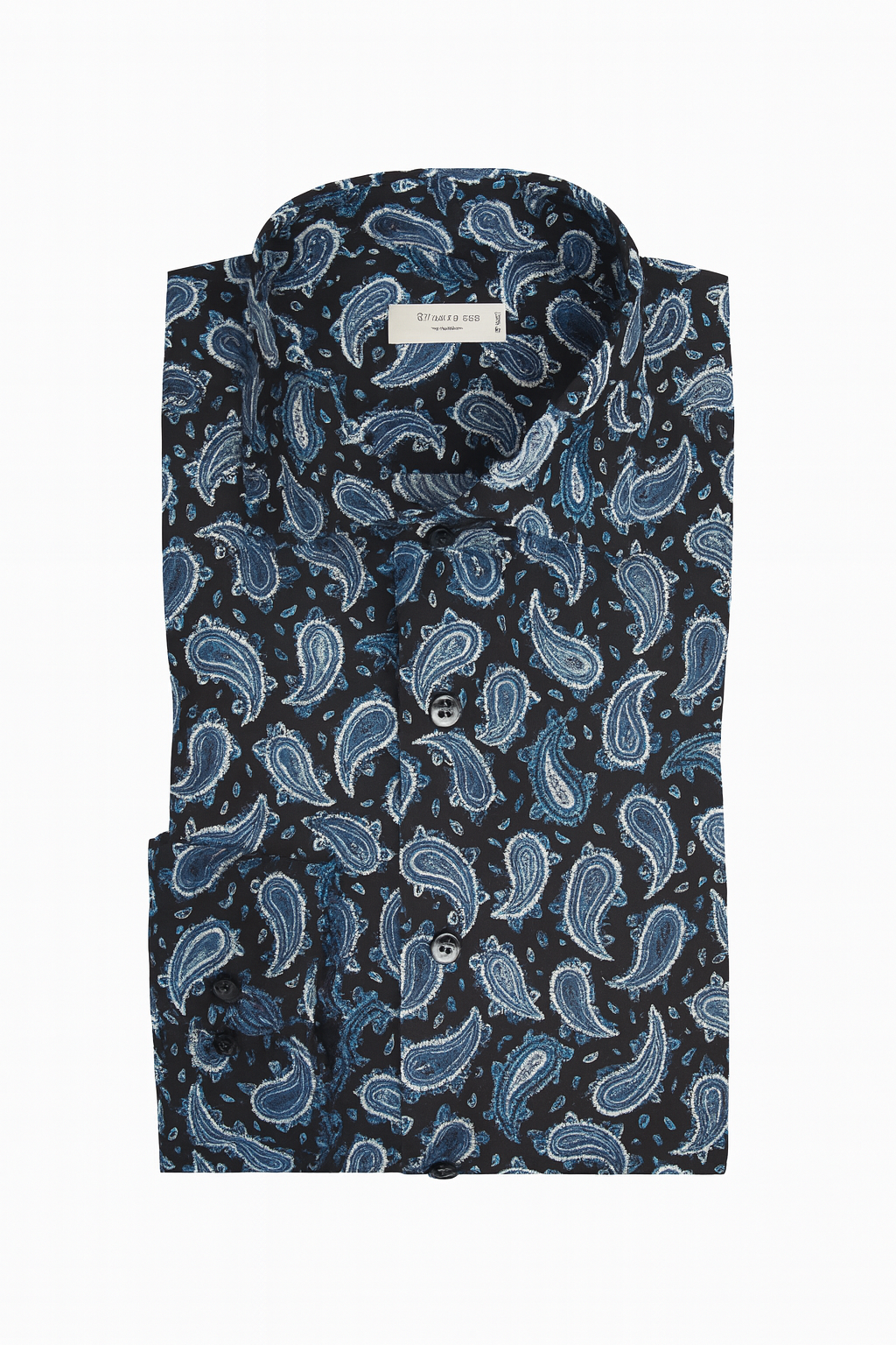 ETRO Blue Paisley Shirt