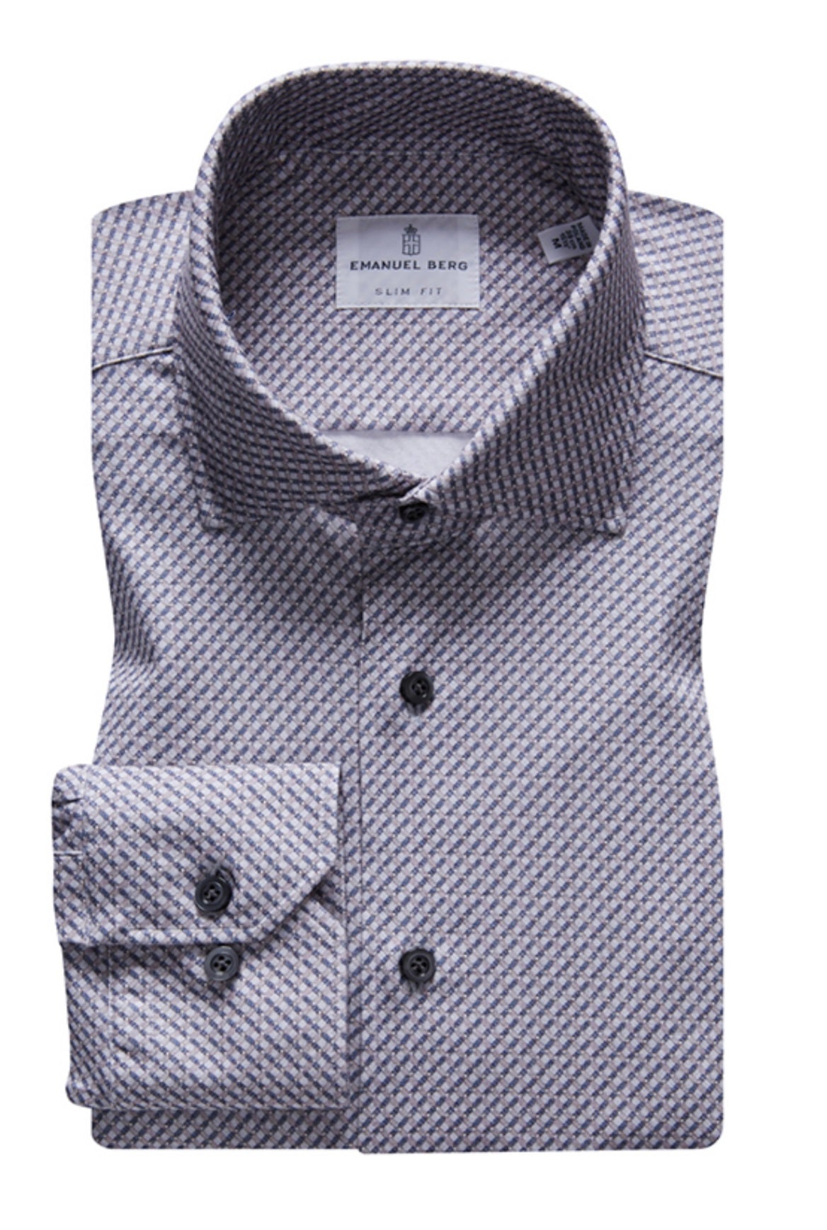 EMANUEL BERG 4Flex Shirt | Weave Med Grey