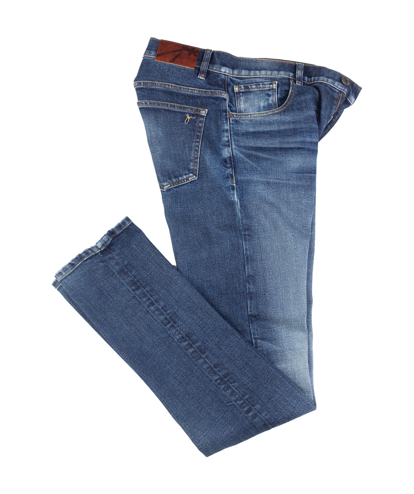 JUDE NEALE Axe Oxford Slim Straight Denim