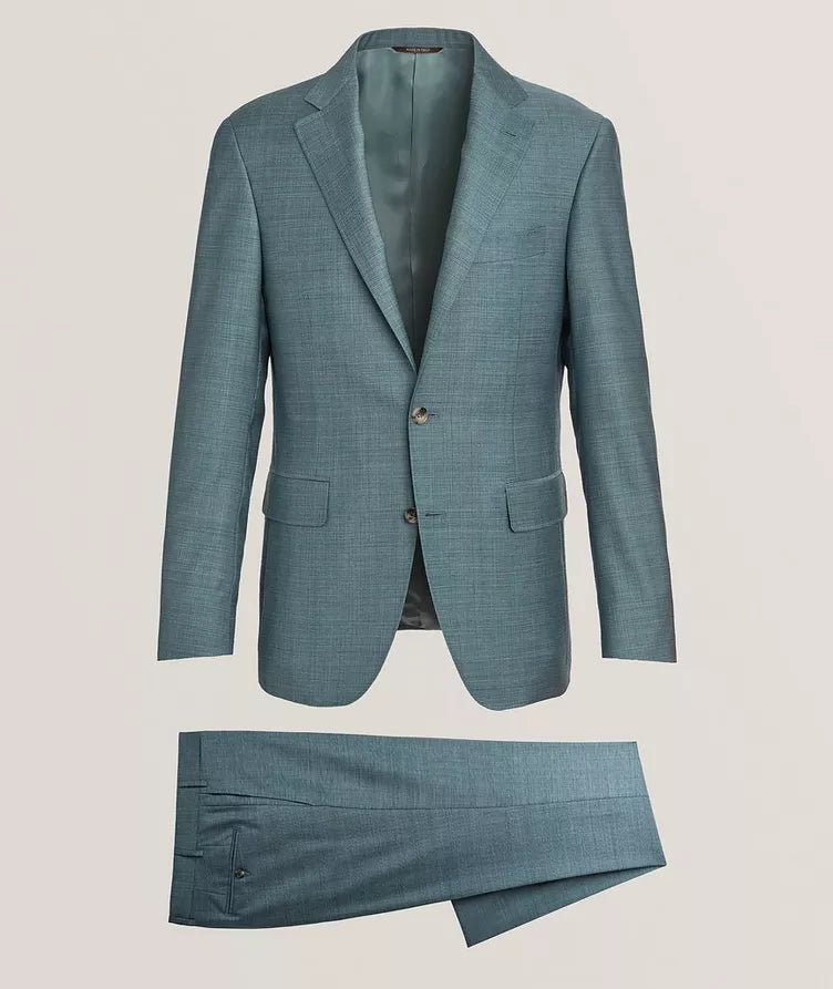 CANALI Kei Crosshatch Suit