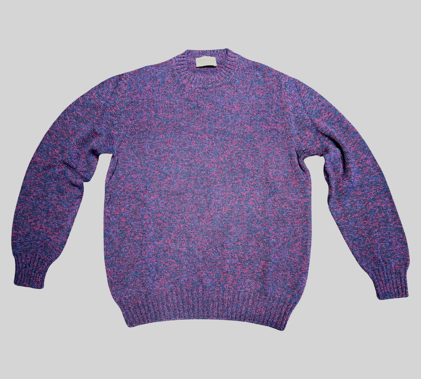 SETTEFILI Cashmere Crewneck Sweater | Marled Blue