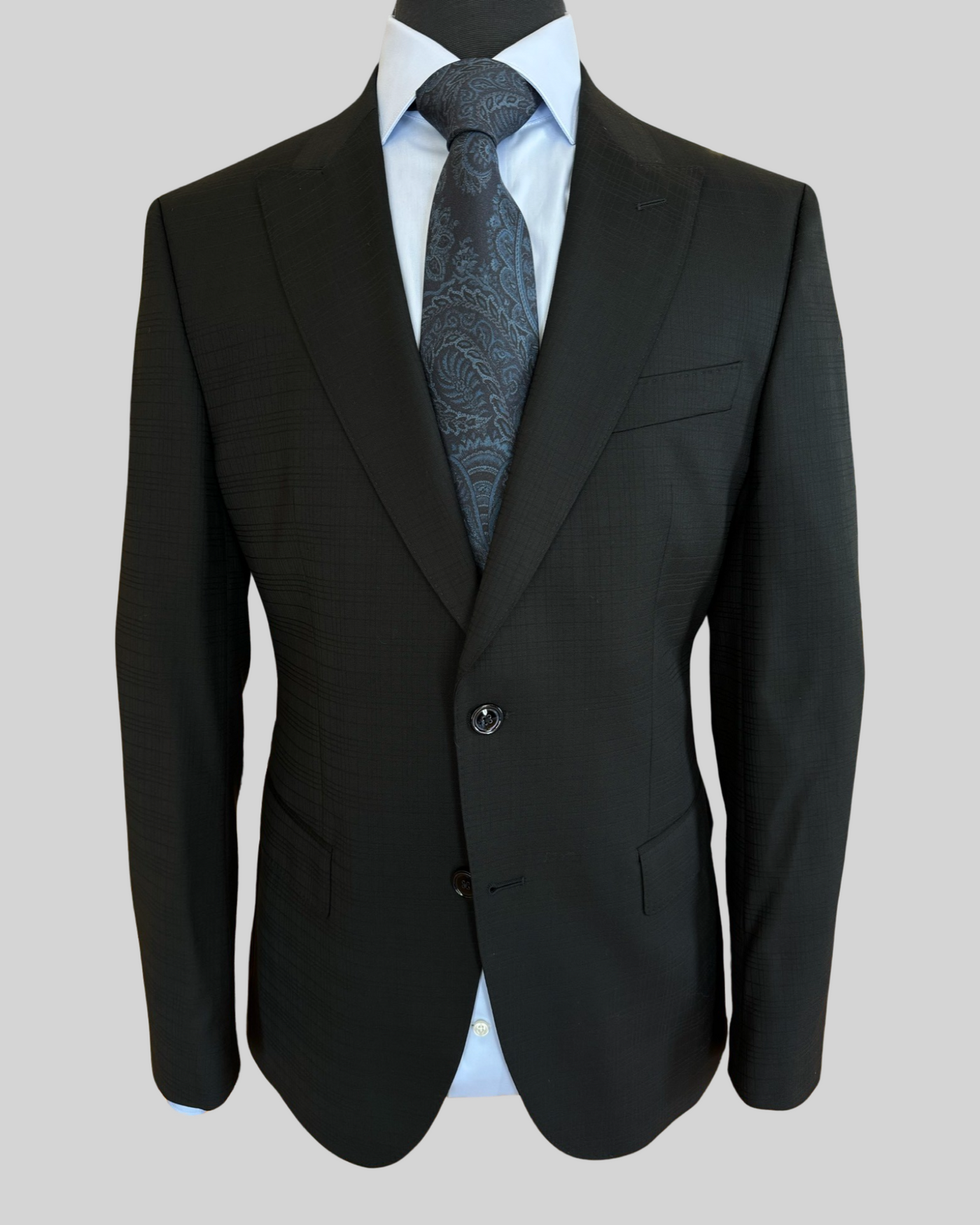 BOSS H-Huge 2pcs Peak Suit | Black