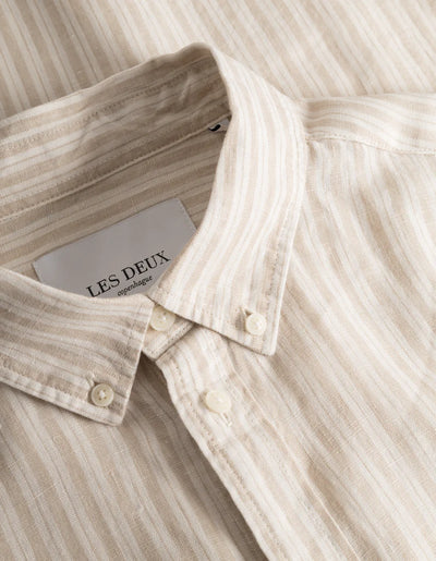 LES DEUX Desert Reg Stripe Shirt