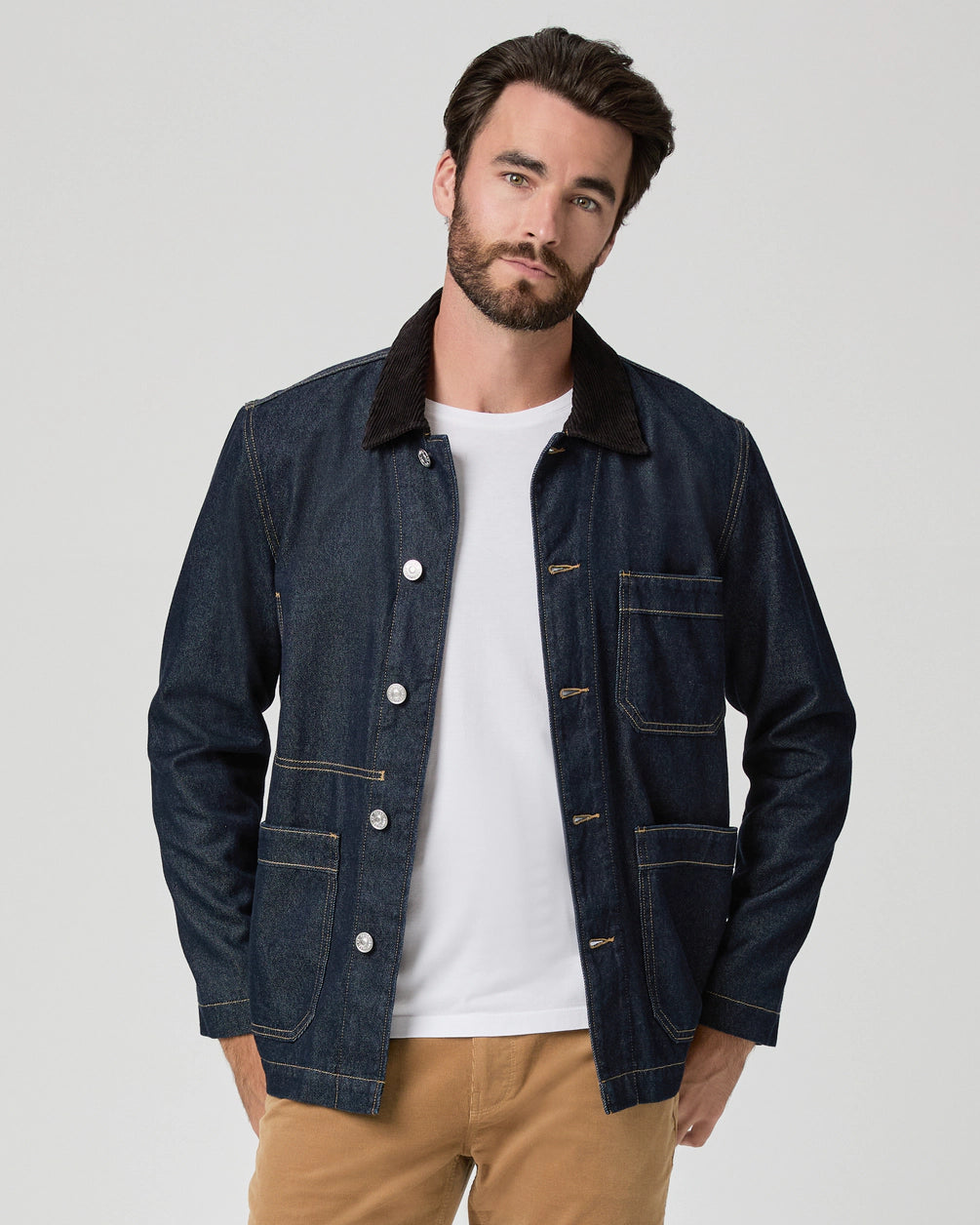 PAIGE Pauler Denim Chore Jacket