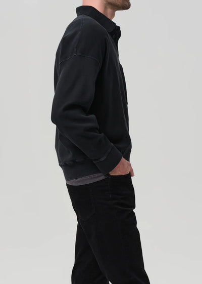 CITIZENS OF HUMANITY Rugby Polo | Charred Cedar
