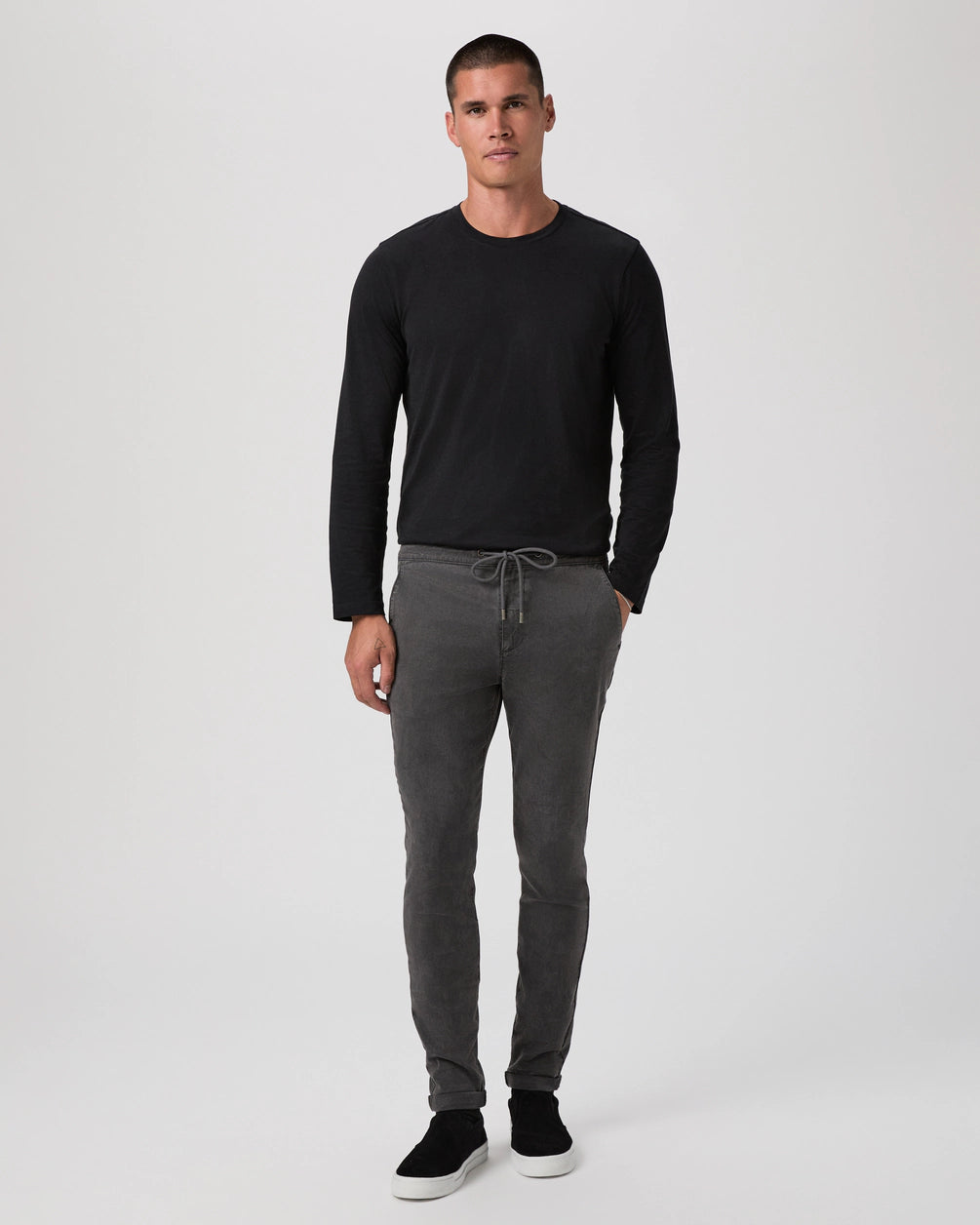 PAIGE DENIM Fraser Pant | Vintage Washed Black