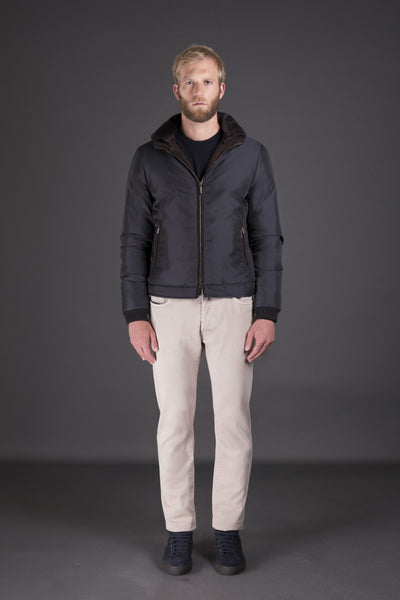 MooRER Celotti Bomber Jacket | Blu