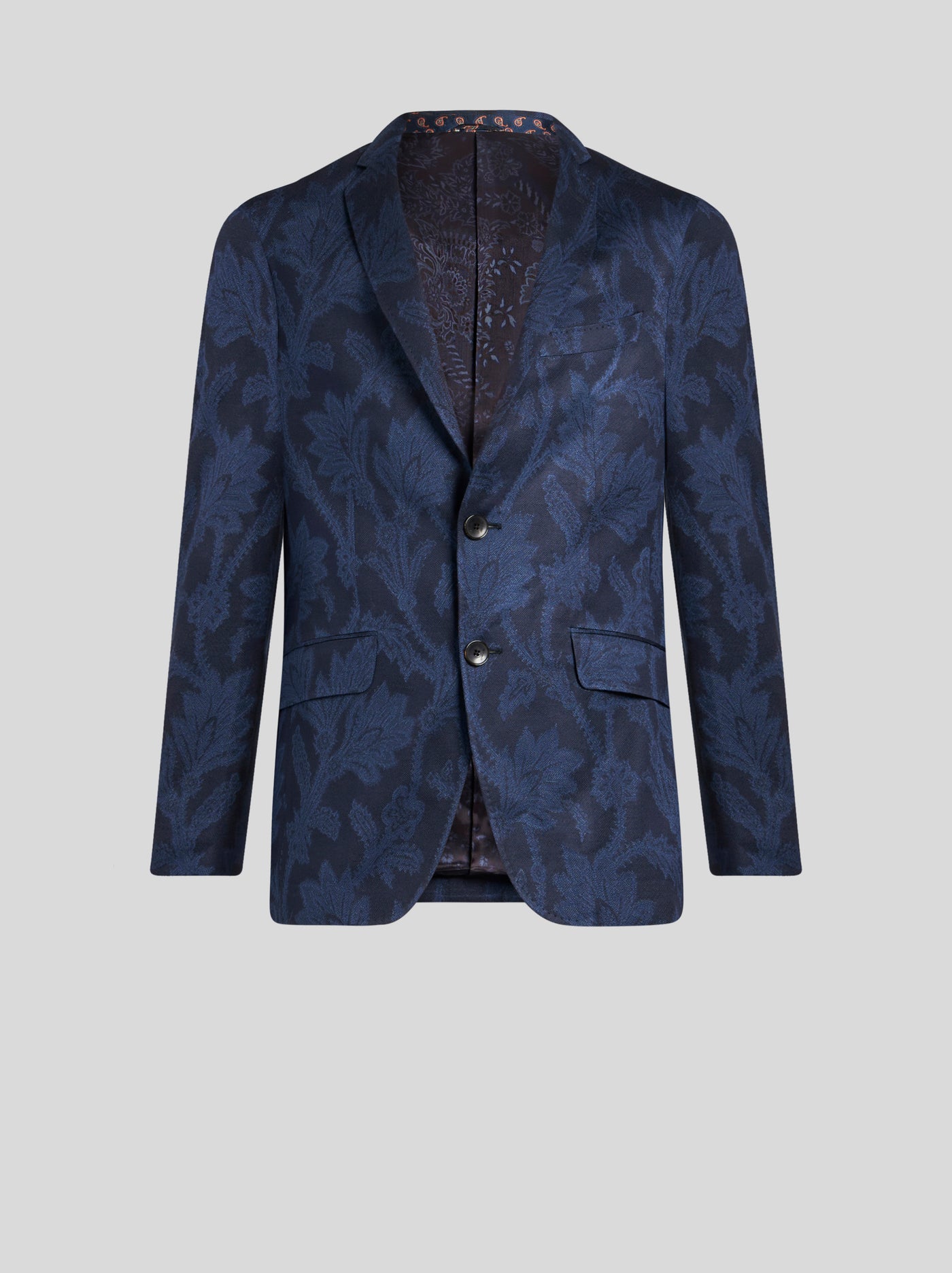 ETRO Floral Pattern Sports Jacket | Navy