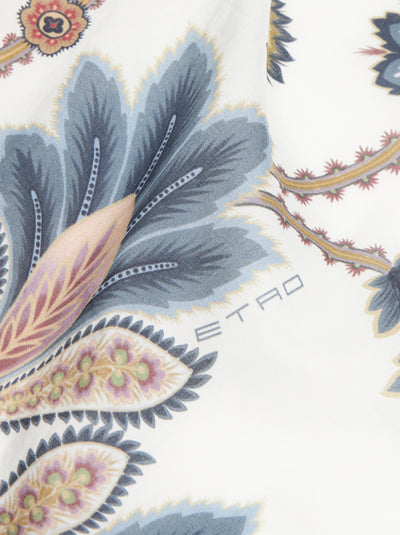 ETRO Roma Floral Shirt | Blue Beige