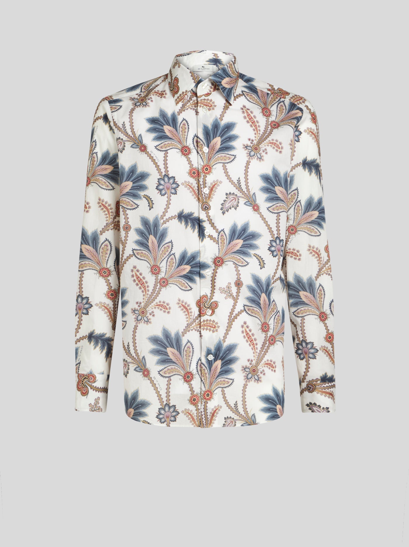 ETRO Roma Floral Shirt | Blue Beige