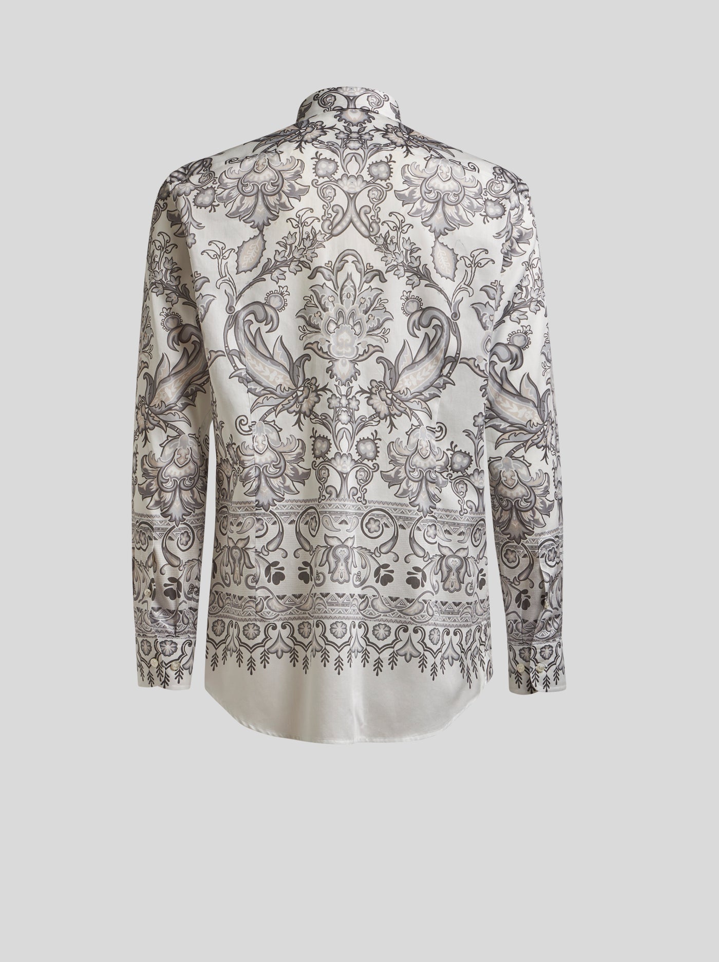 ETRO Grey Paisley Shirt