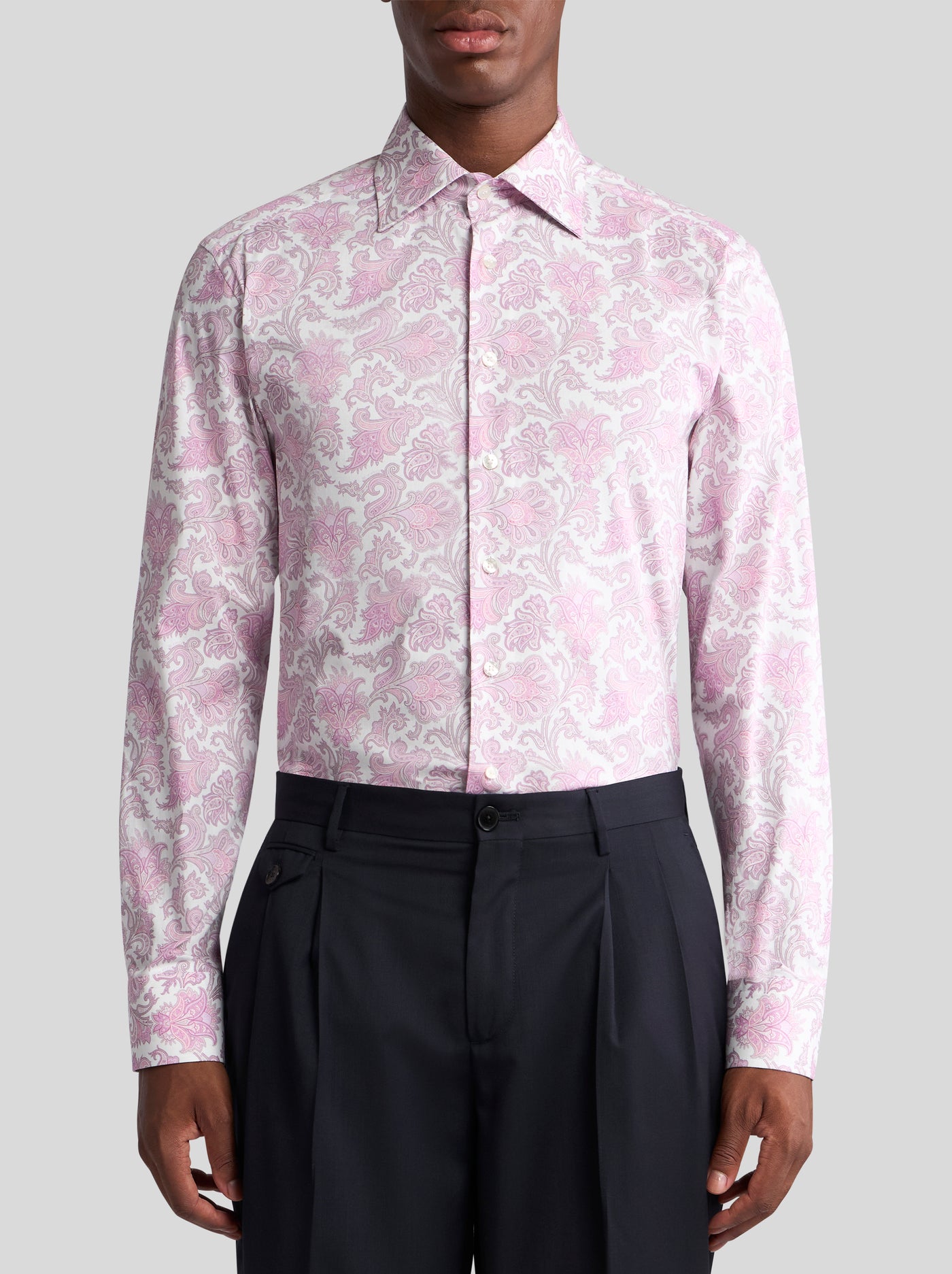 ETRO Roma Paisley Shirt | Pink