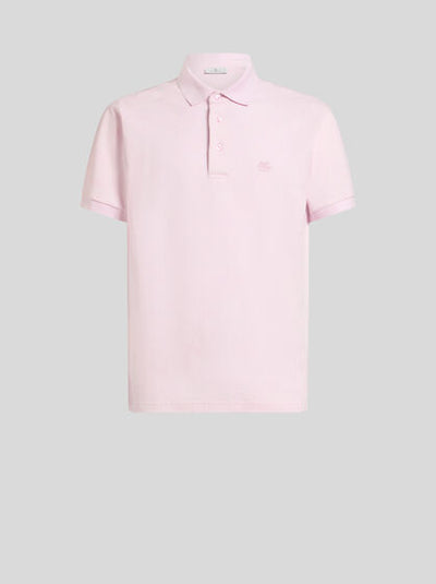 ETRO Roma Polo Printed Undercollar