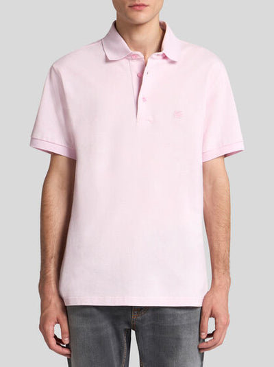 ETRO Roma Polo Printed Undercollar