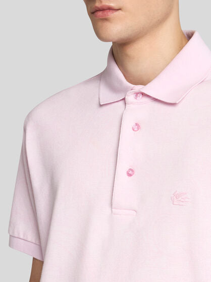 ETRO Roma Polo Printed Undercollar